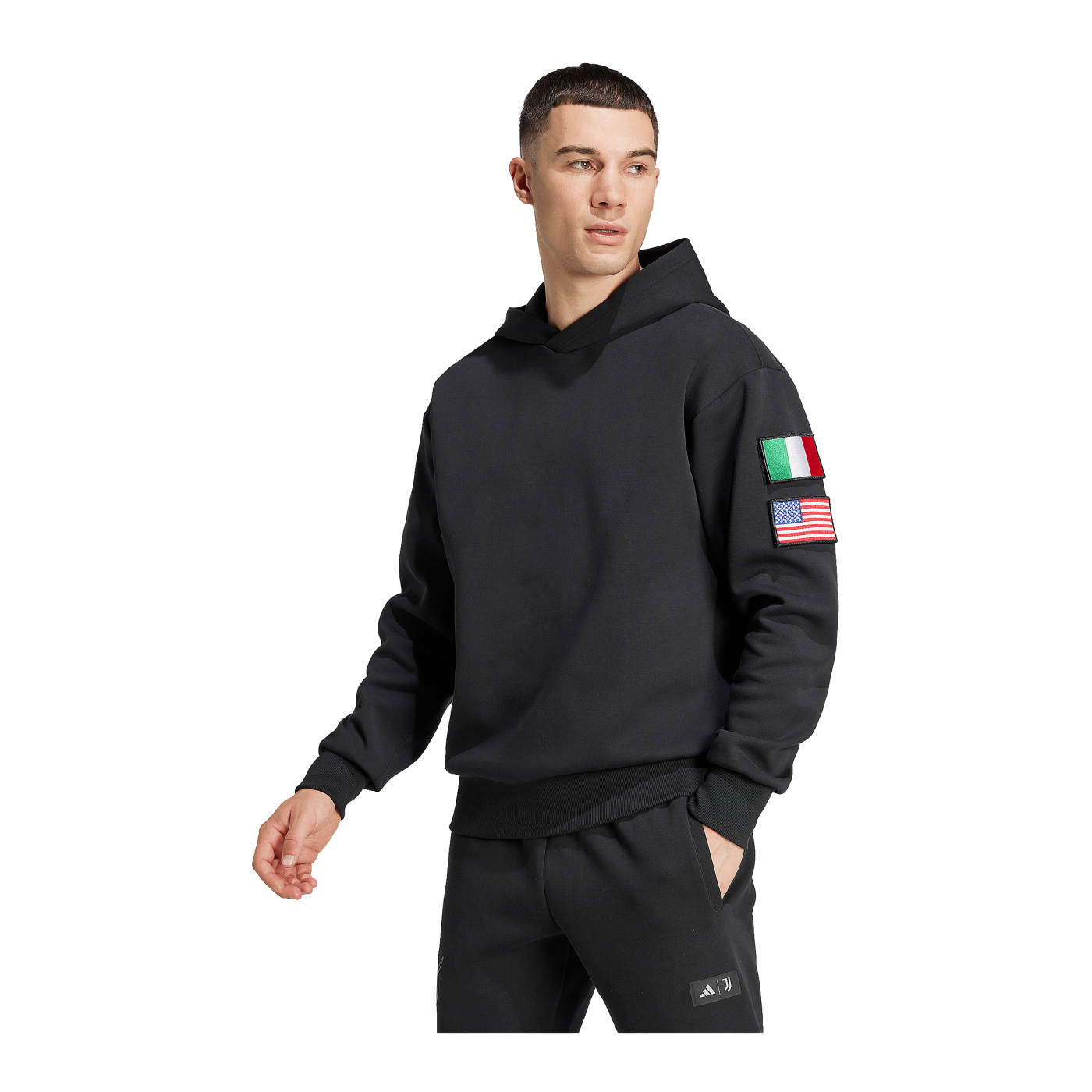 adidas Juventus Turin NASA Hoody Schwarz