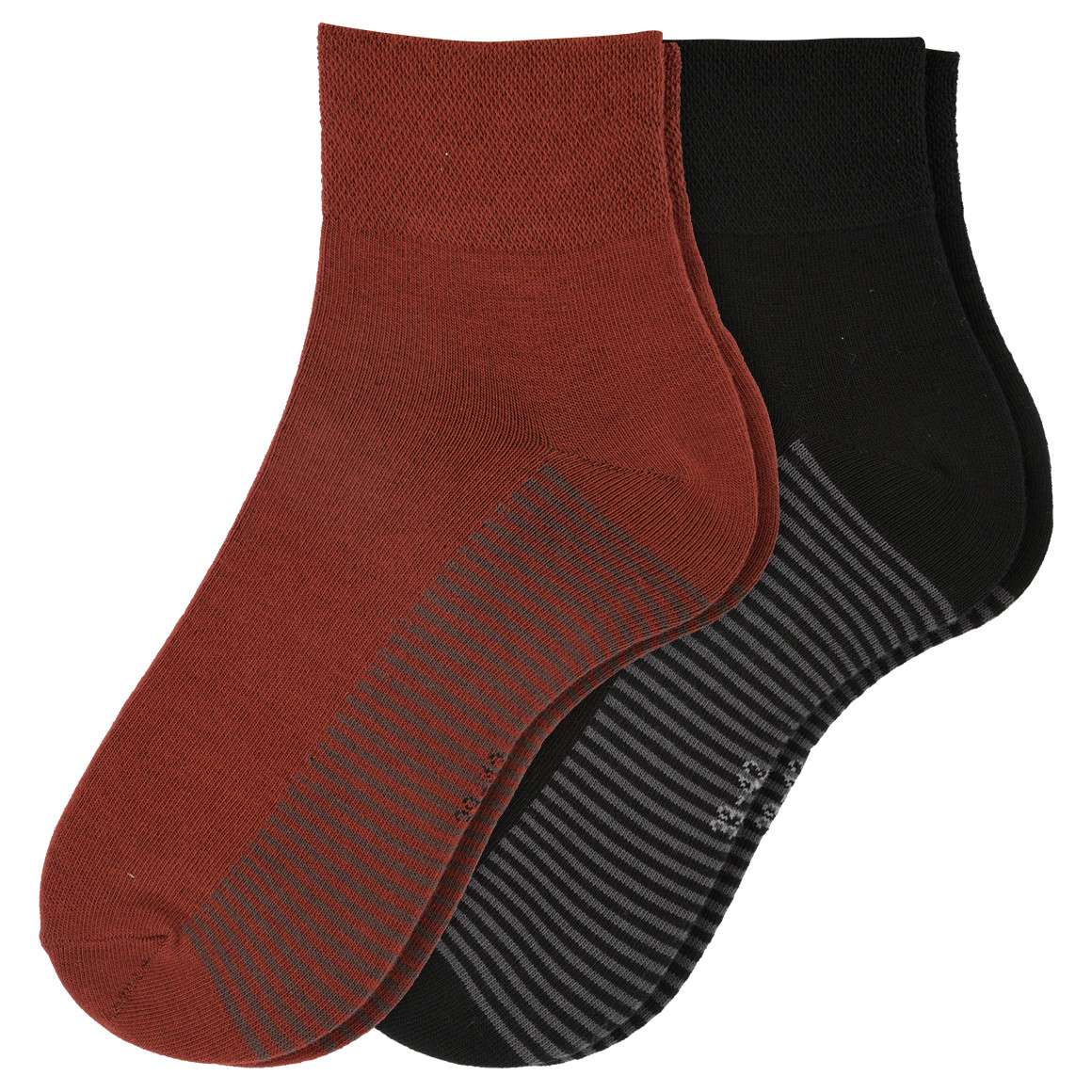 2 Paar Herren Socken mit Komfortbund