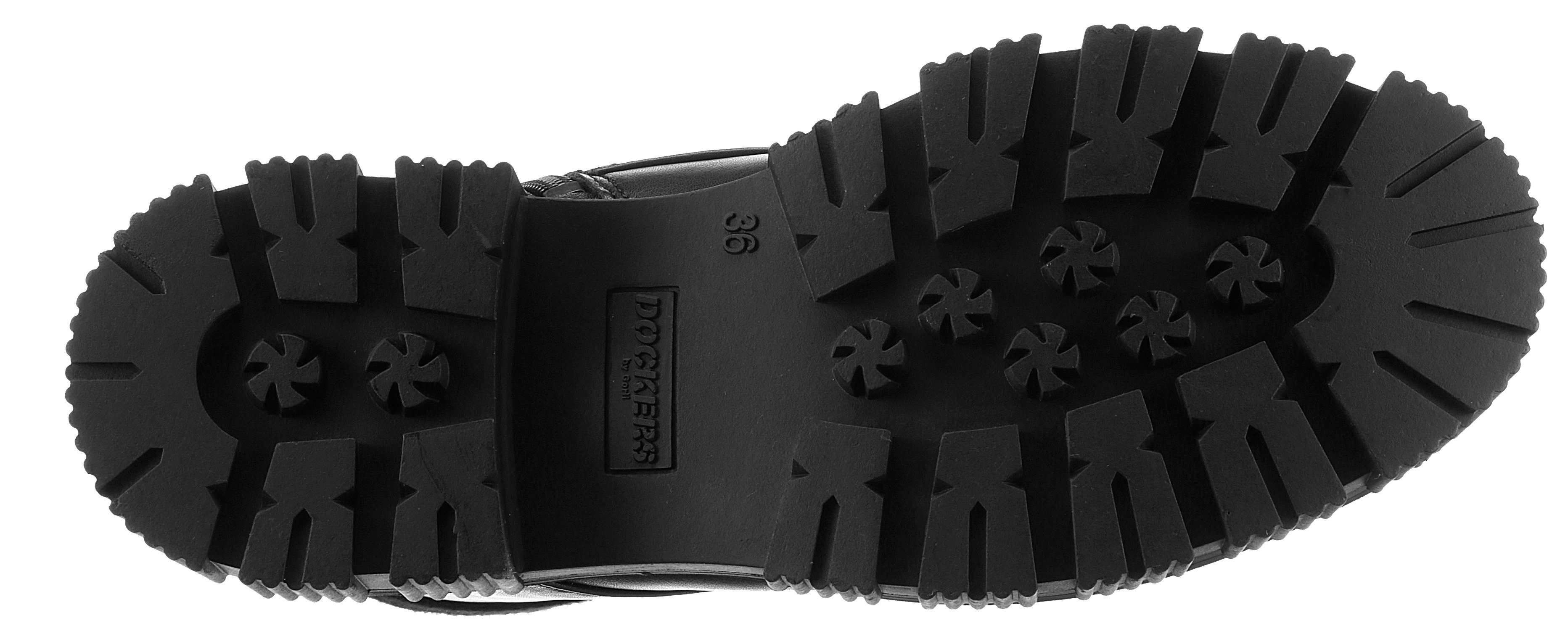 Dockers by Gerli Schnürboots mit schaftumspielender Schnürung