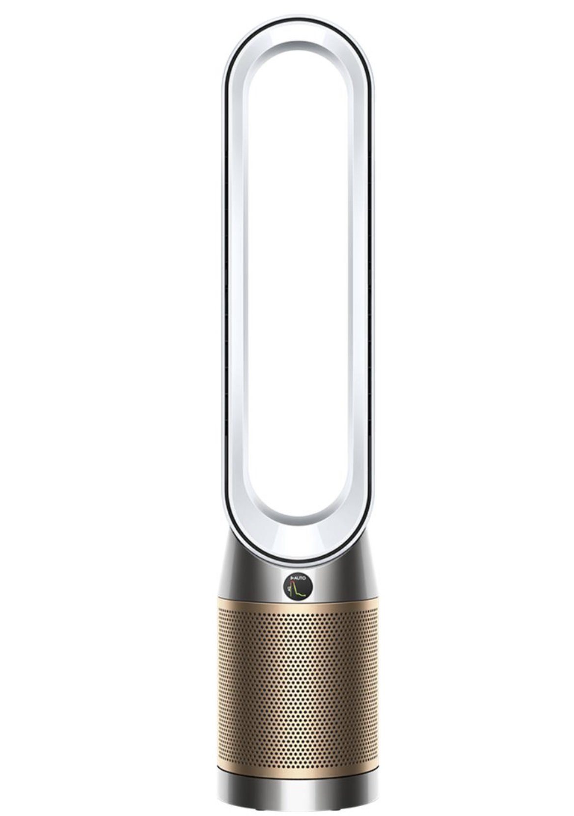 DYSON Ventilatorkombigerät TP09 Purifier Cool Formaldehyd 2in1 gold Ventilator Luftreiniger leise, Schlafzimmer geeignet, für Allergiker, Raucherzimmer, Turmventilator