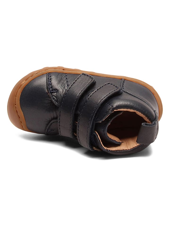 bisgaard Leder-Lauflernschuhe in Dunkelblau günstig kaufen