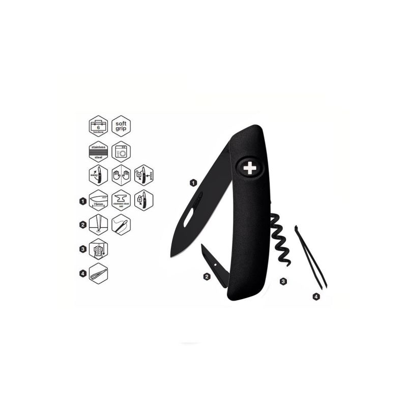Swiza D01 AllBlack Black