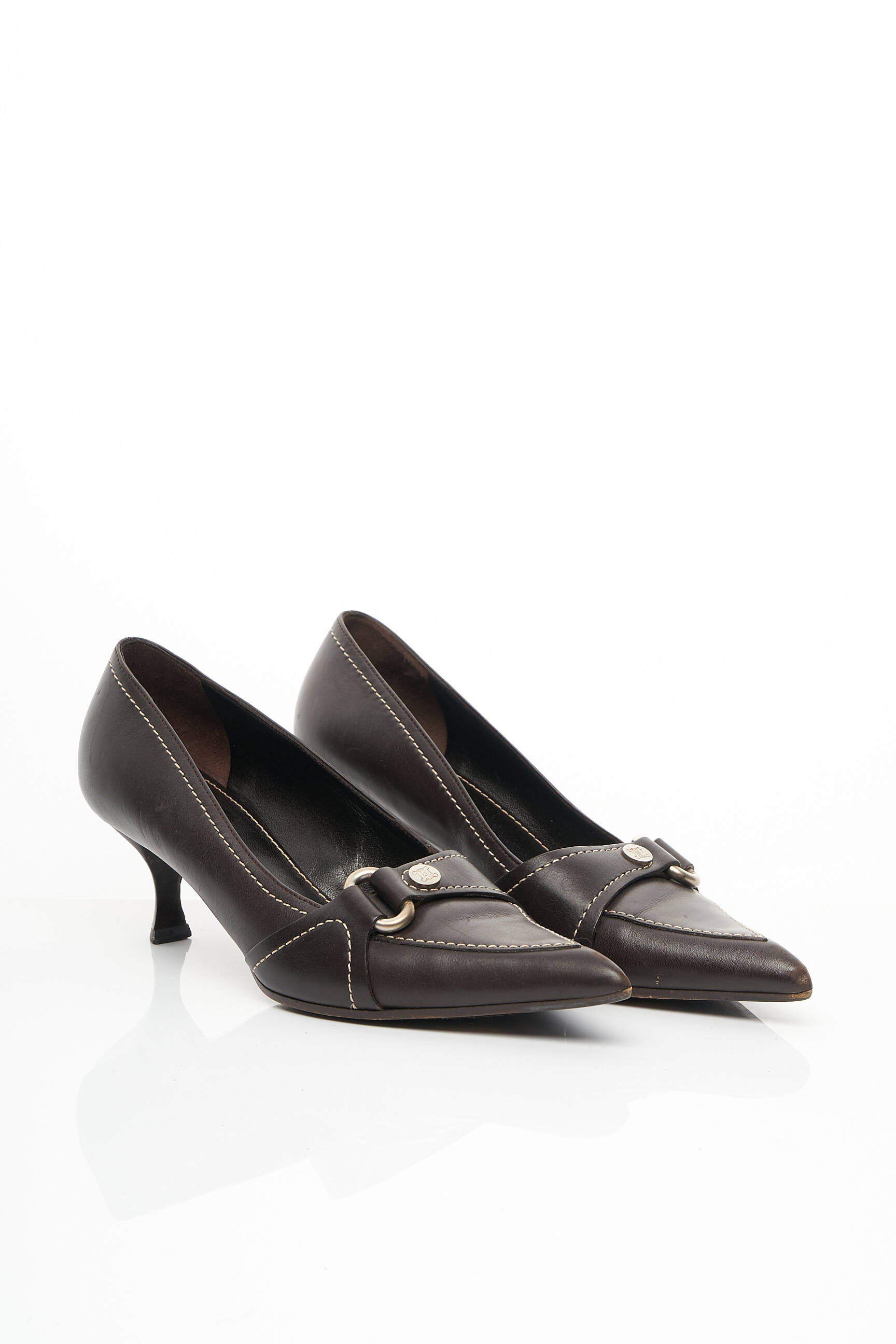 Celine Escarpins Femme couleur marron