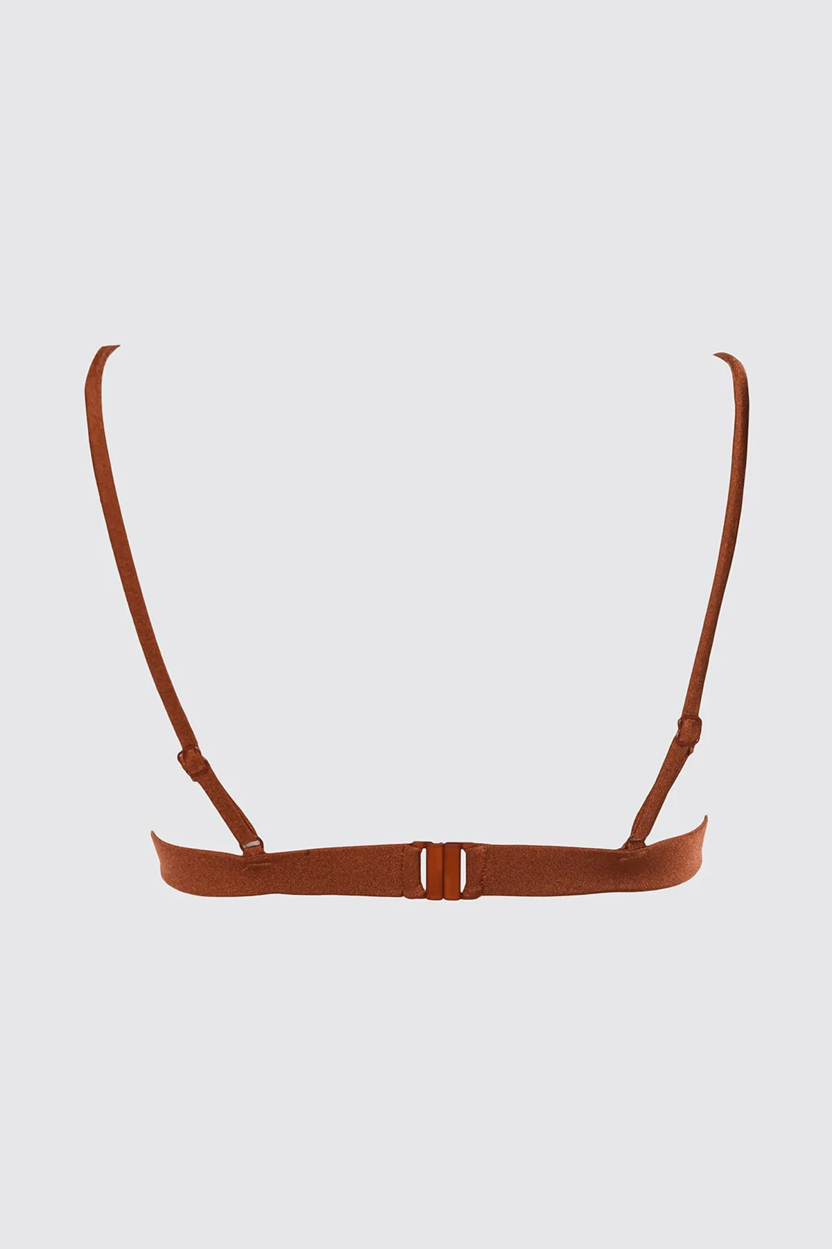 Trendyol Collection  Braunes Triangel-Bikinioberteil TBESS21BU0188