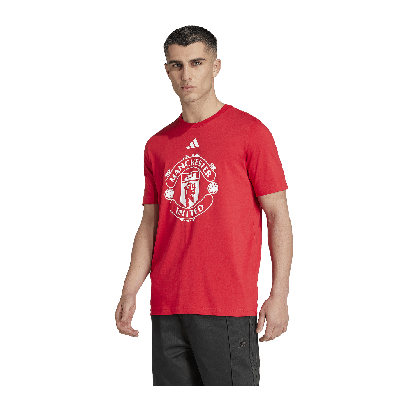 adidas Manchester United DNA T-Shirt Rot