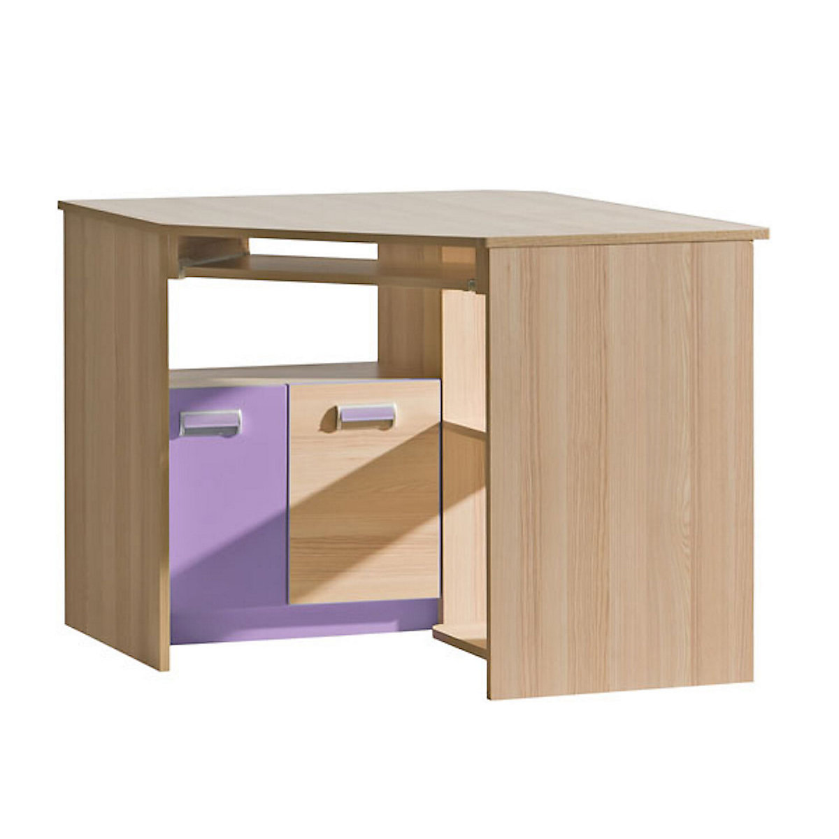 Eckschreibtisch Kinderschreibtisch Loreto 96,5x78x78cm Farbe wählbar