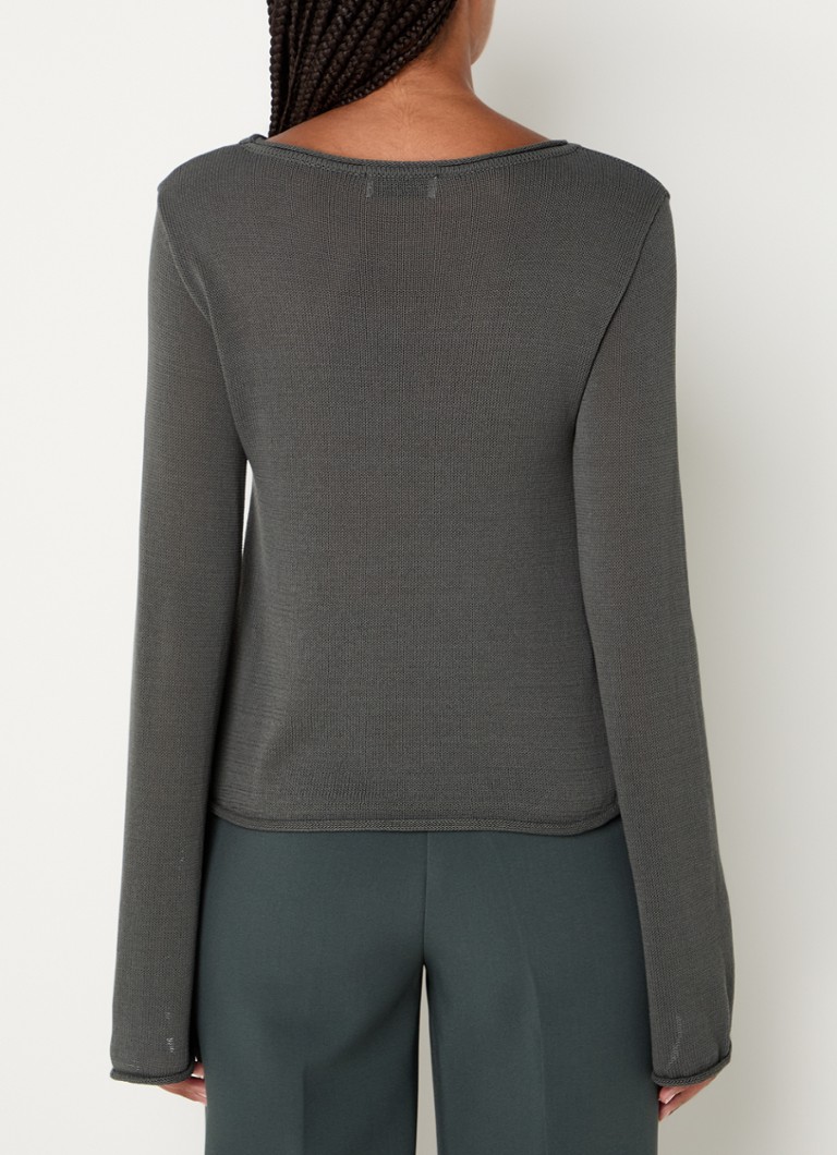Top a maglia fine con scollo a barca Modström Ivonne