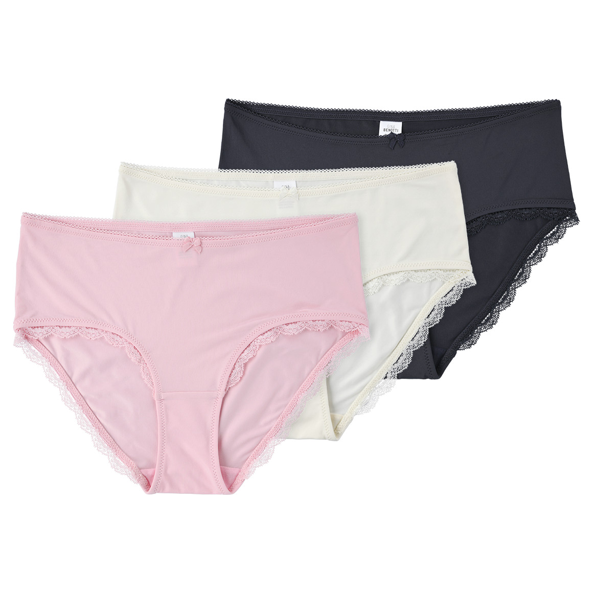 3 Damen Pantys mit Spitze