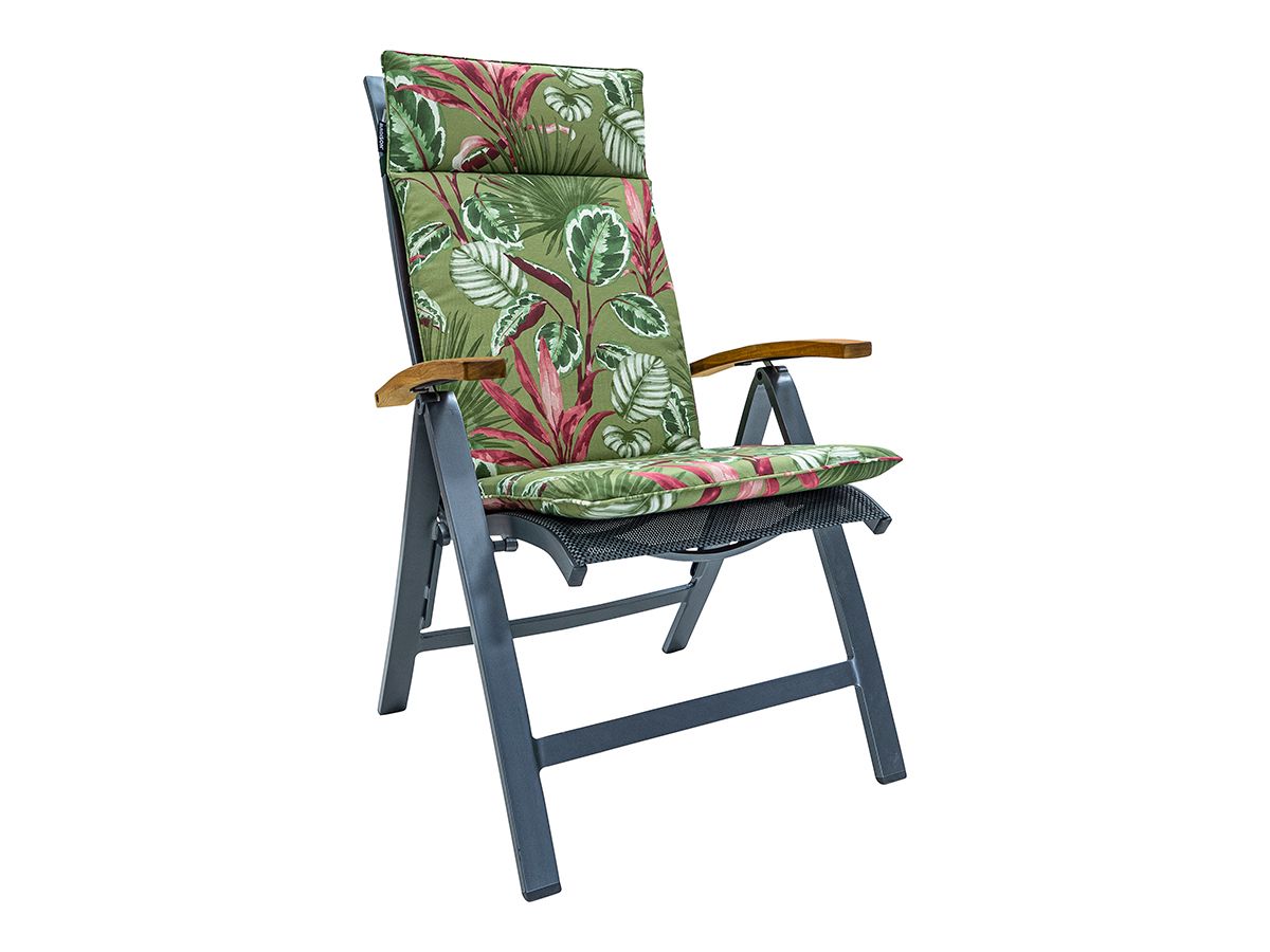 Madison Cala Green 120x50 Gartenstuhlkissen mit hoher Rückenlehne