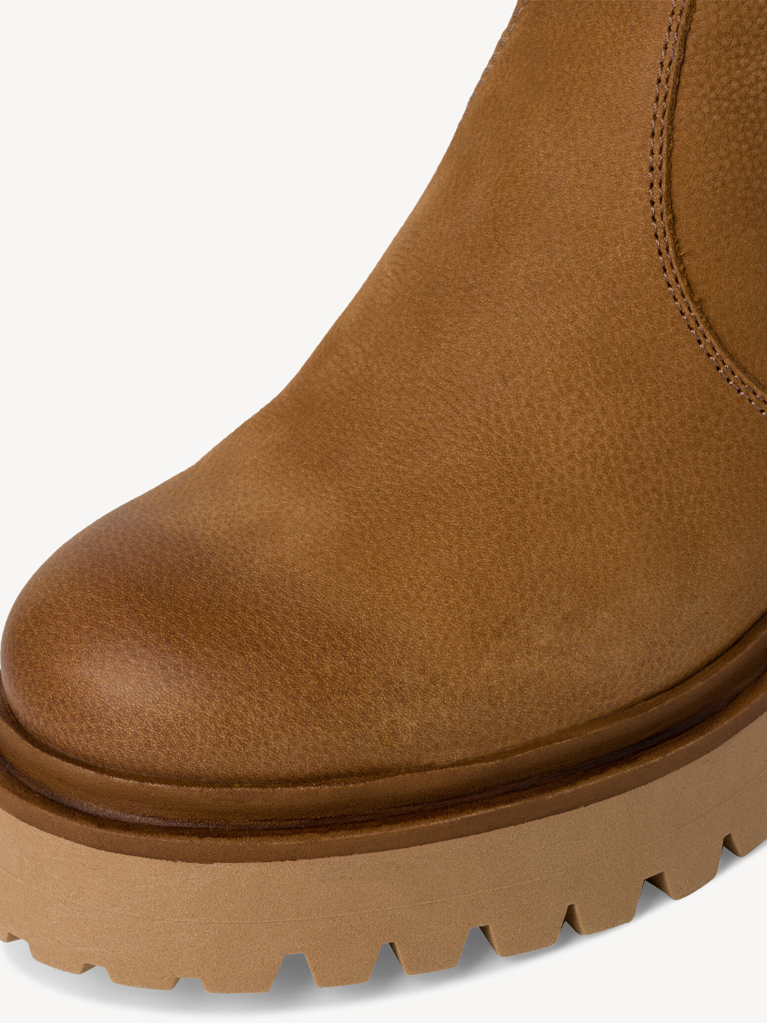 Bottine en cuir - marron doublure chaude