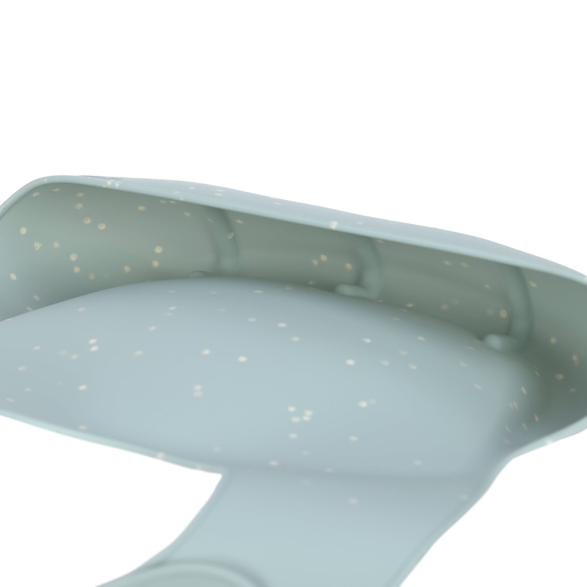 Silikon Lätzchen (2 Stk), Blau Beige