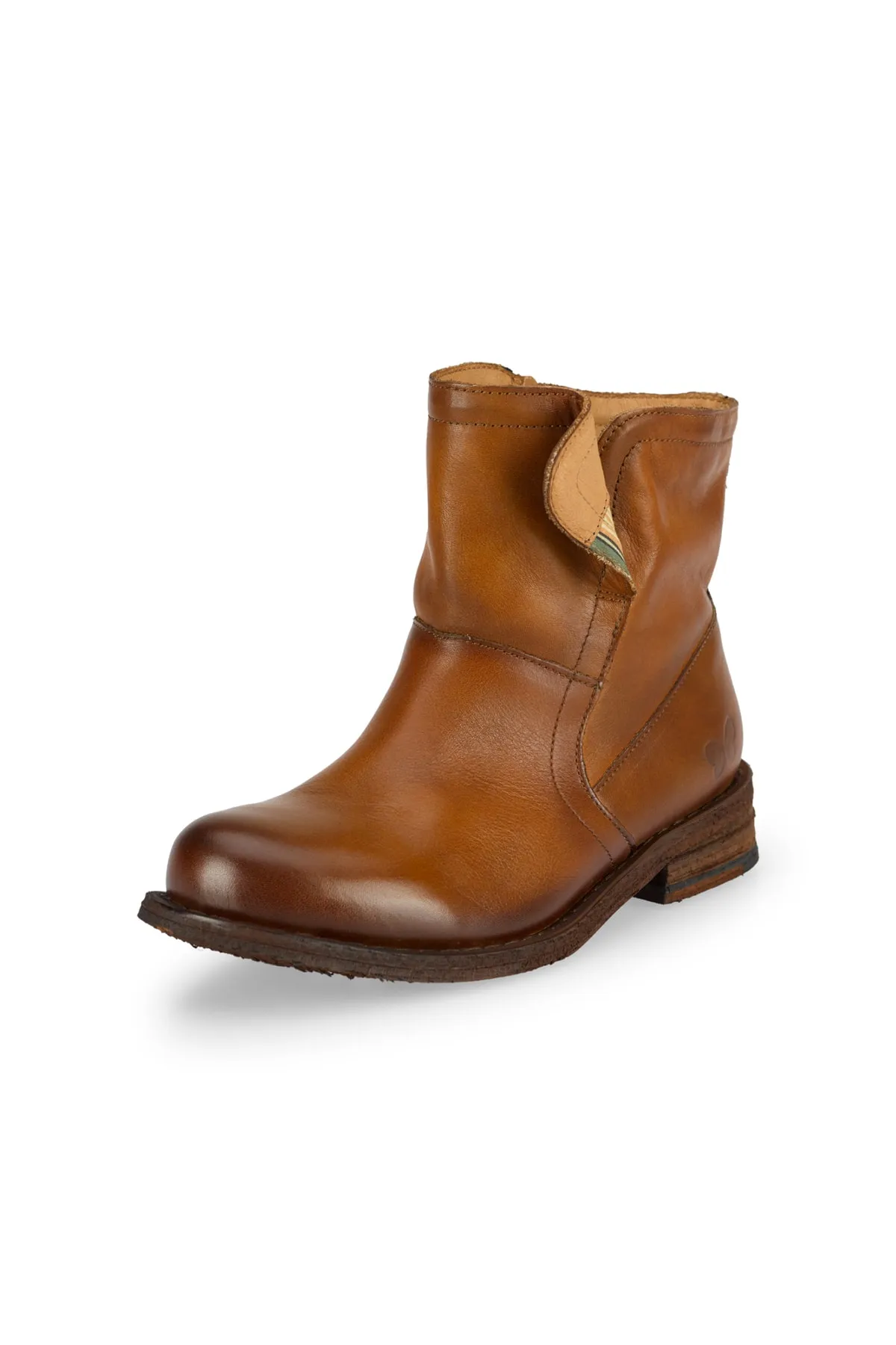 Felmini  Stiefelette - Braun - Blockabsatz