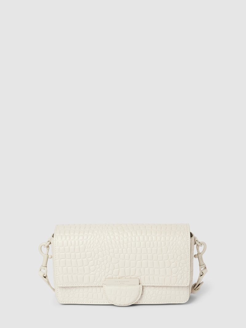 Crossbody Bag mit Schlangenmuster Modell 'PAM' in offwhite