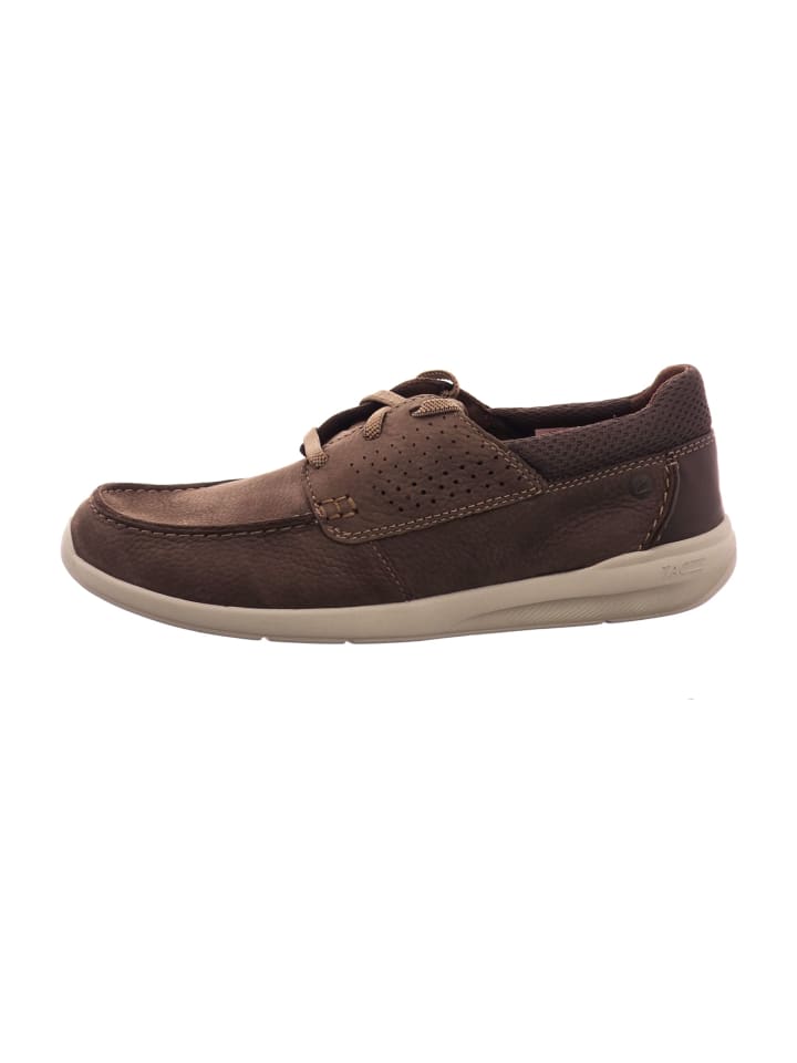 Clarks Mokassin Schnürschuhe in Braun günstig kaufen