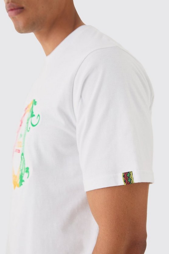 T-Shirt mit Stickerei