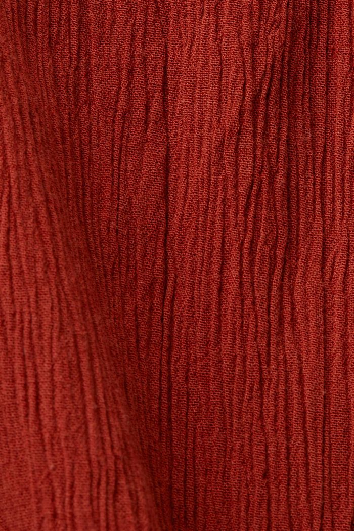 Pull-on-Shorts aus Crinkle-Baumwolle