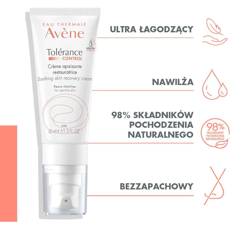 Avène Tolerance Control Beroligende og Regenererende Creme
