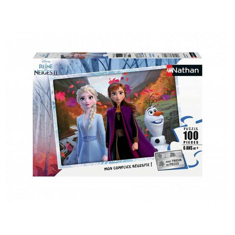 Puzzle Un monde magique 100 pièces, DS la Reine des neiges 2