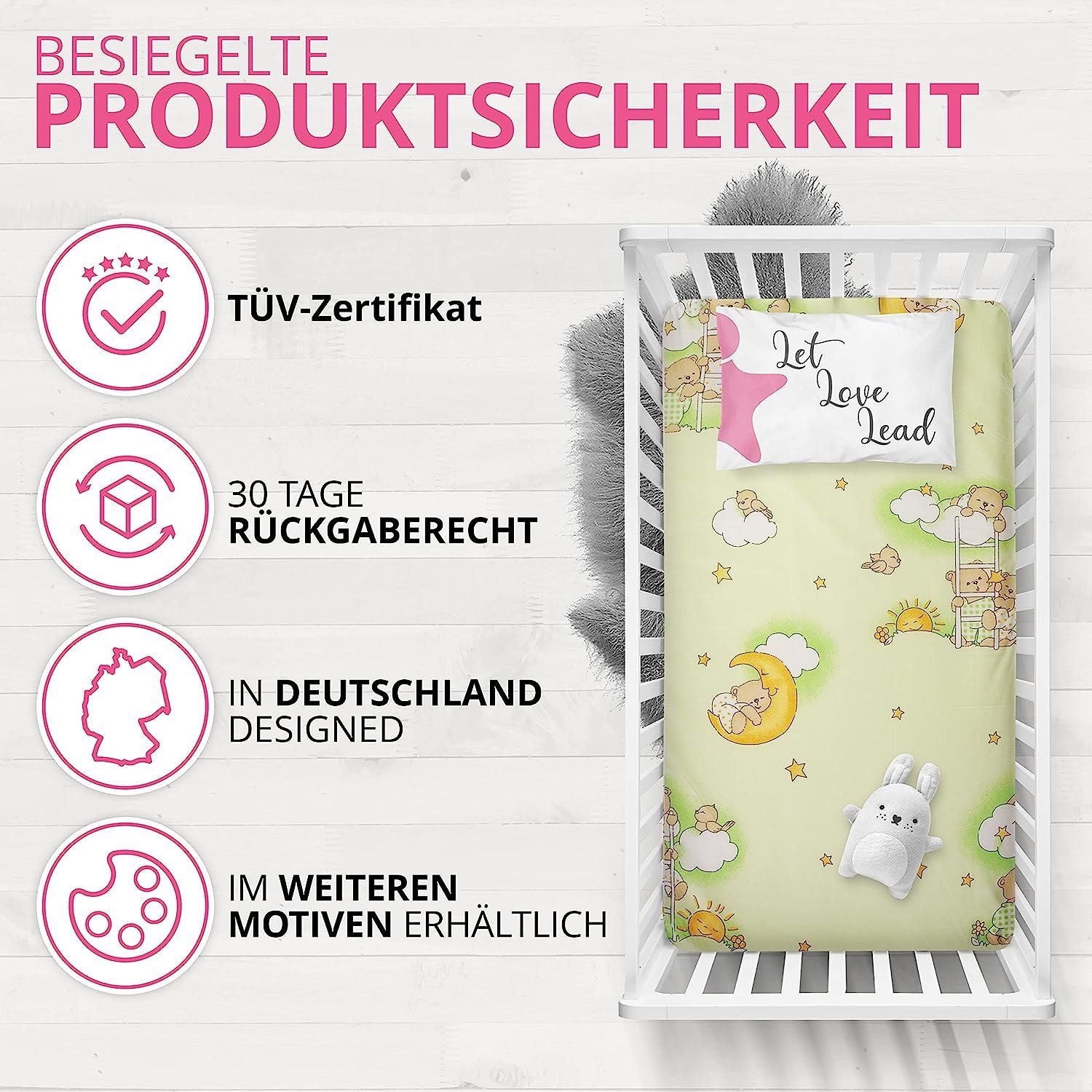 Kindermatratze, Best for Kids, 6 cm hoch, (Set)