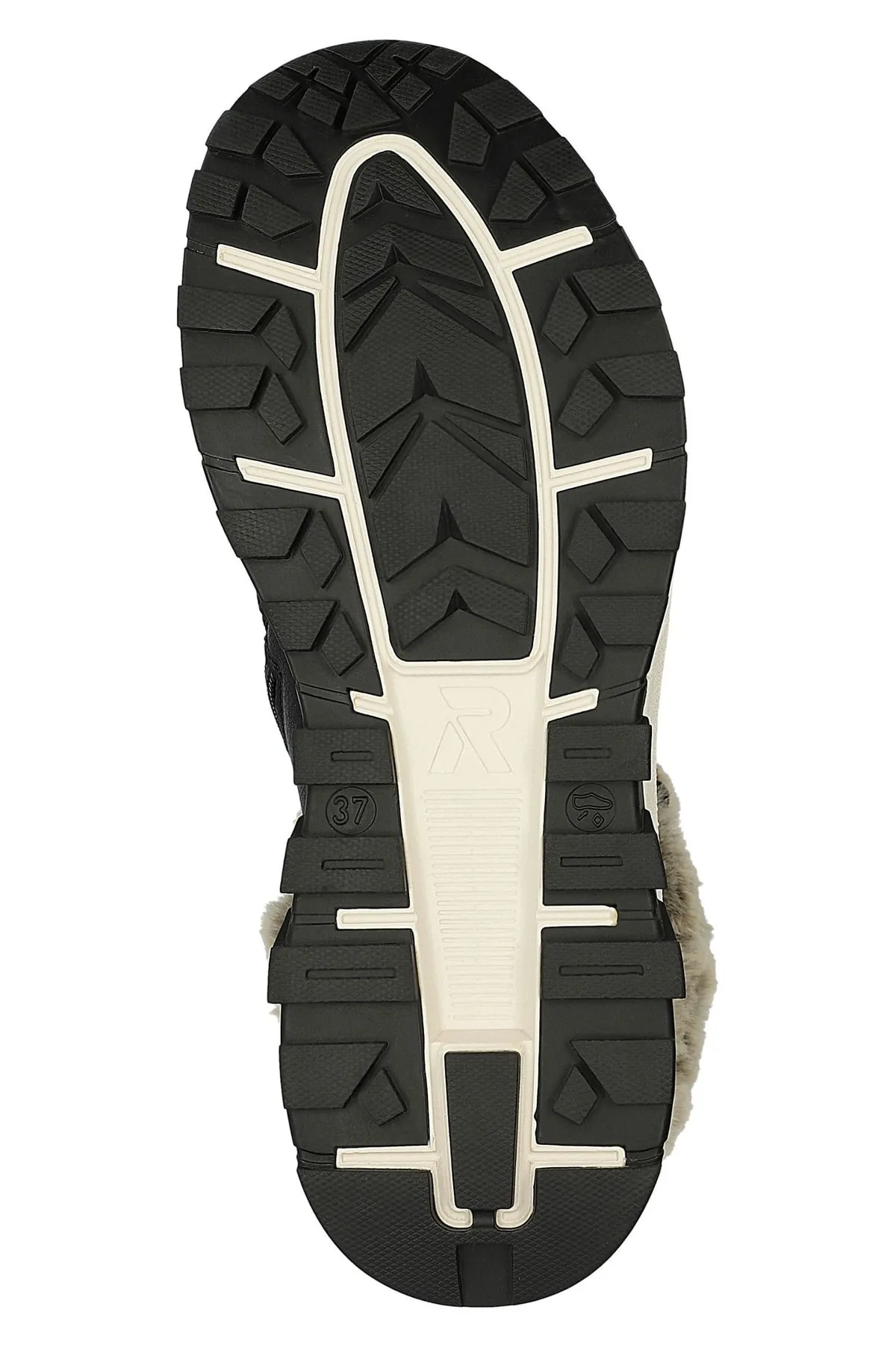 Rieker  Stiefelette - Schwarz - Flacher Absatz