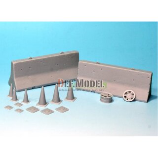 US  Jersey Barrier Set (wide type) 1/35