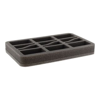 Feldherr 35 mm Half-Size Schaums. mit angekl. Boden FOW 6 große Panzer