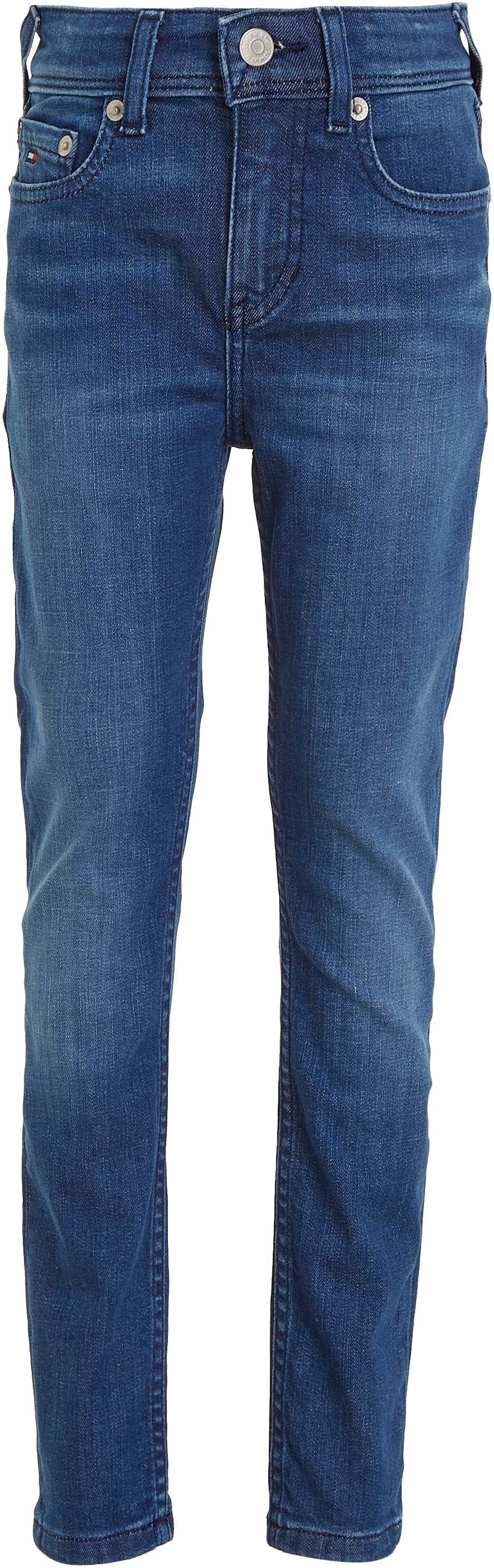 Tommy Hilfiger Slim-fit-Jeans SCANTON Y DARK WASH mit Logostickerei