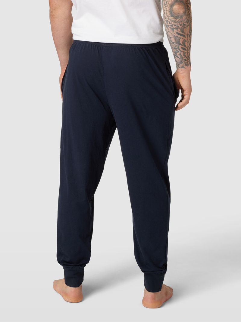 PLUS SIZE Sweatpants mit seitlichen Eingrifftaschen in dunkelblau