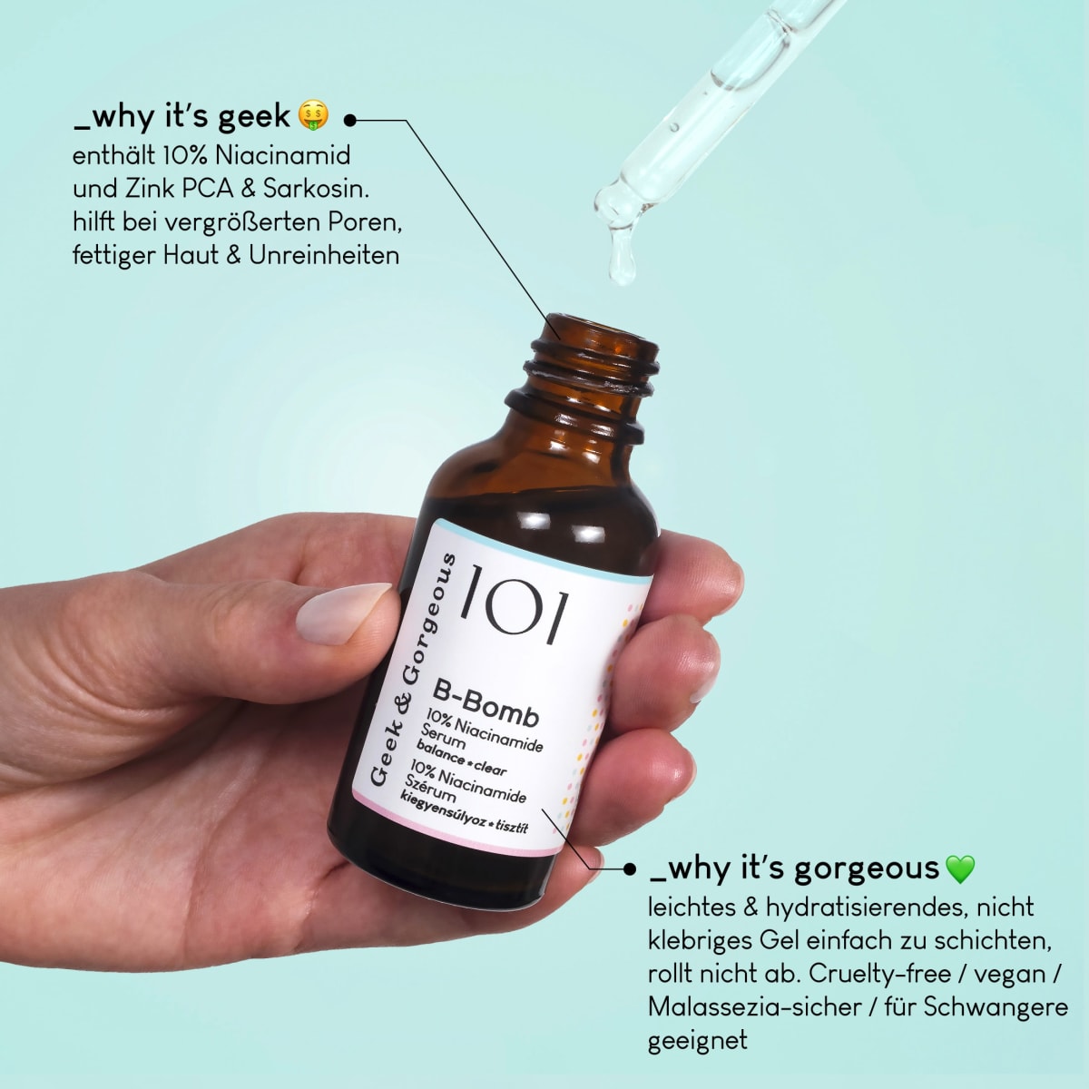 Serum B-Bomb 10%Niacinamide, 30 ml
