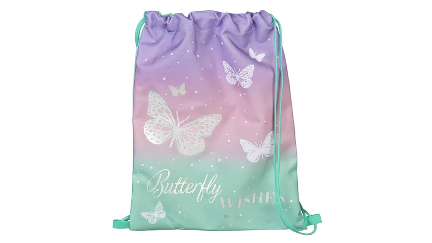Scooli Butterfly EasyFit Schulranzen-Set 5teilig