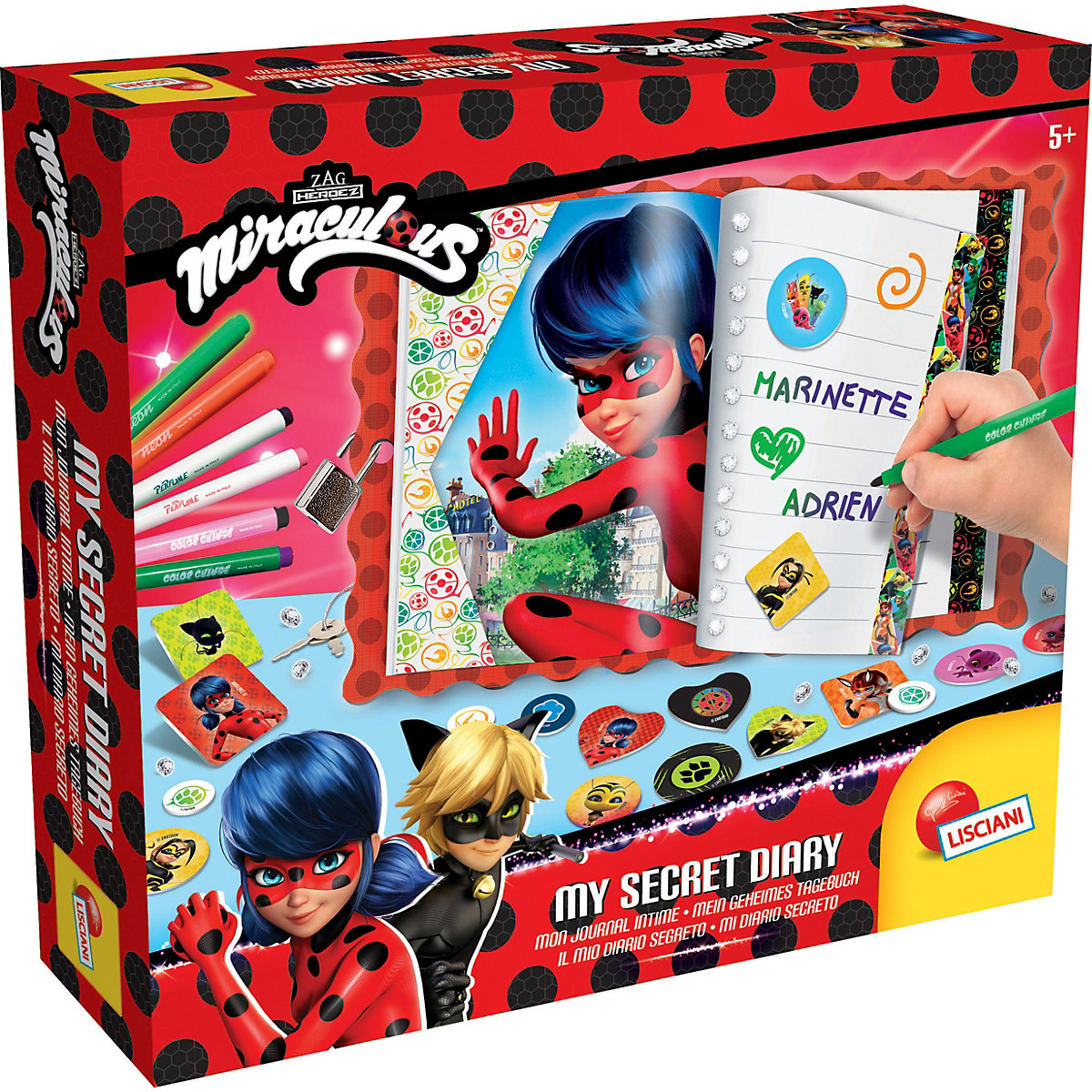 Ladybug Secret Diary - Zaubermaltafel