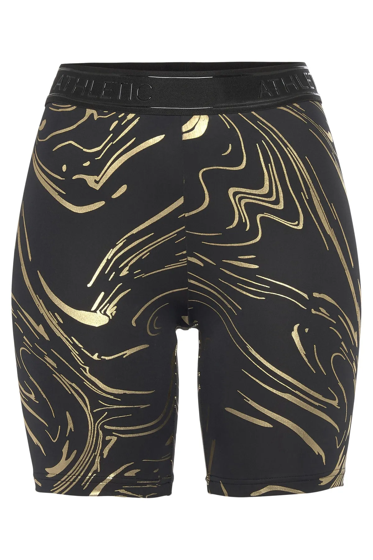 LASCANA Active  Kurze Sporthose - Goldfarben - Mittlerer Bund