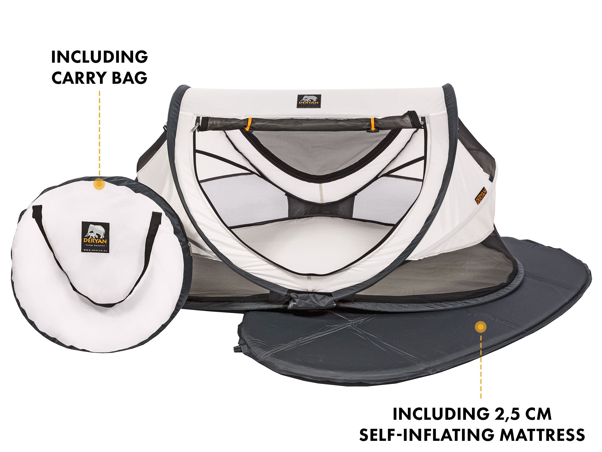 Deryan Kleinkind Luxe Campingbett