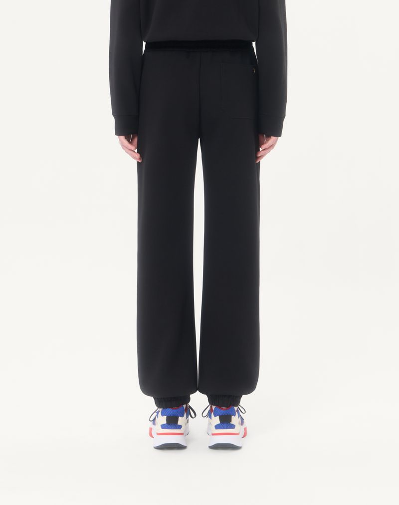 Valentino katoenen joggingbroek met V-gouden accenten