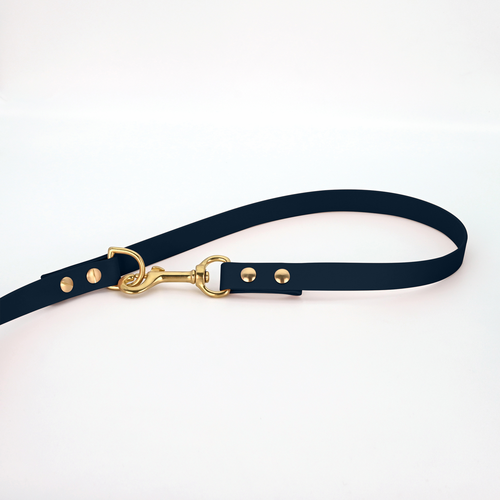 THE DOG IDEA Hundeleinen THE DOG IDEA Biothane Hundeleine Gold Navy