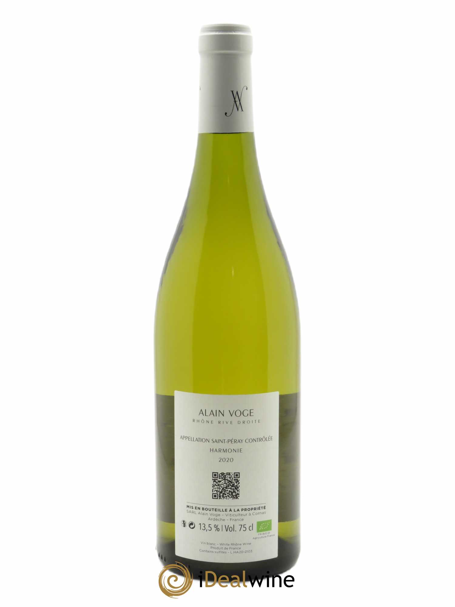 Saint-Péray Harmonie Alain Voge (Domaine)  2020 - Lot de 1 Bouteille