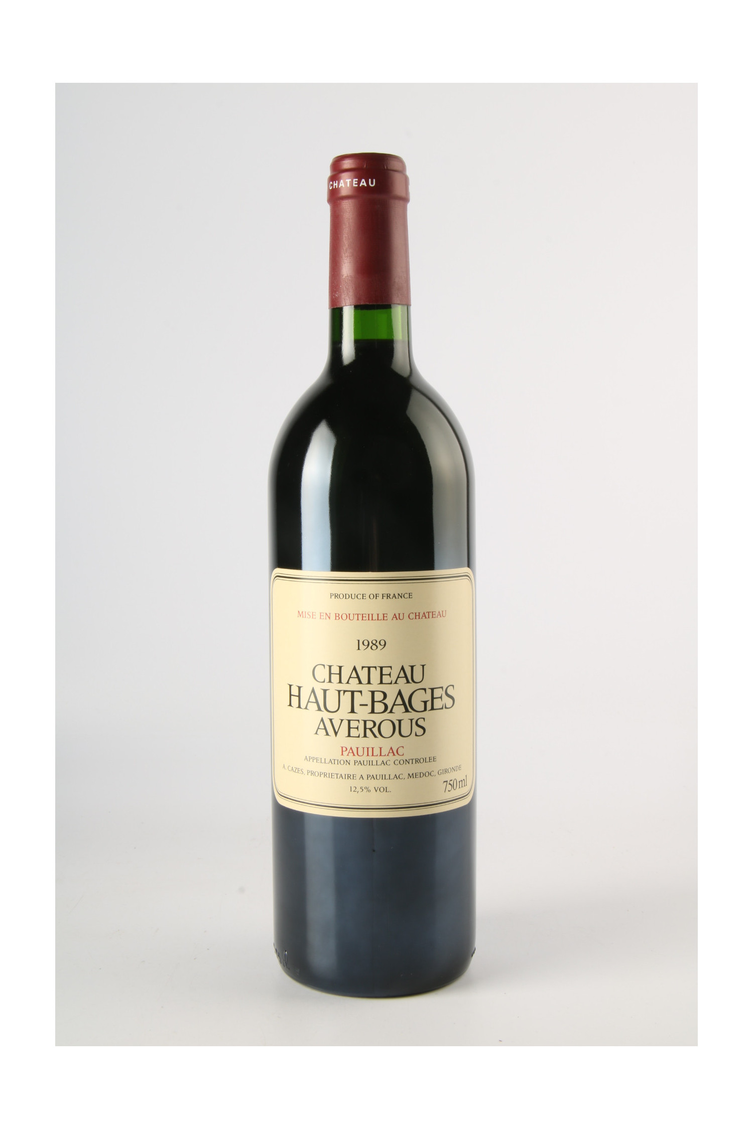 Château Haut-Bages Averous 1989, Pauillac