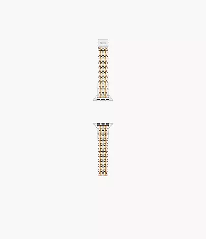 Fossil Band Apple Watch® 38/40/41/42 mm Edelstahl dreifarbig