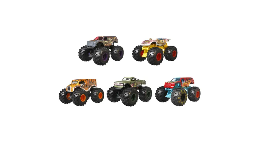 Hot Wheels Monster Trucks-Fahrzeuge im Maßstab 1:24, 1 Stück, sortiert