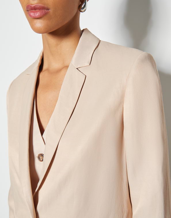 Leinen Blazer Naurelia