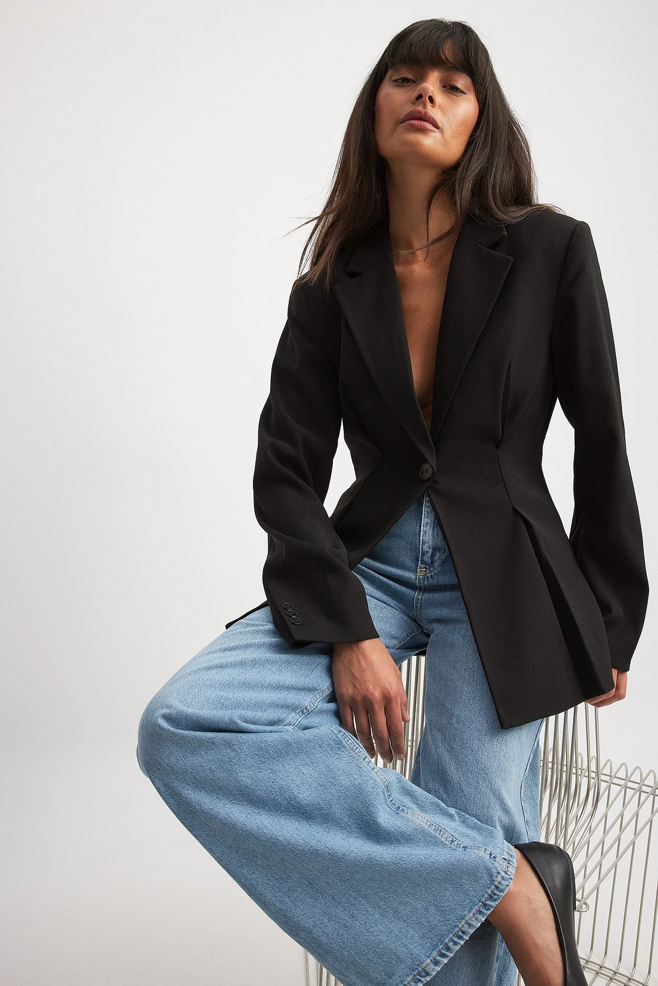 Blazer mit taillierter Passform