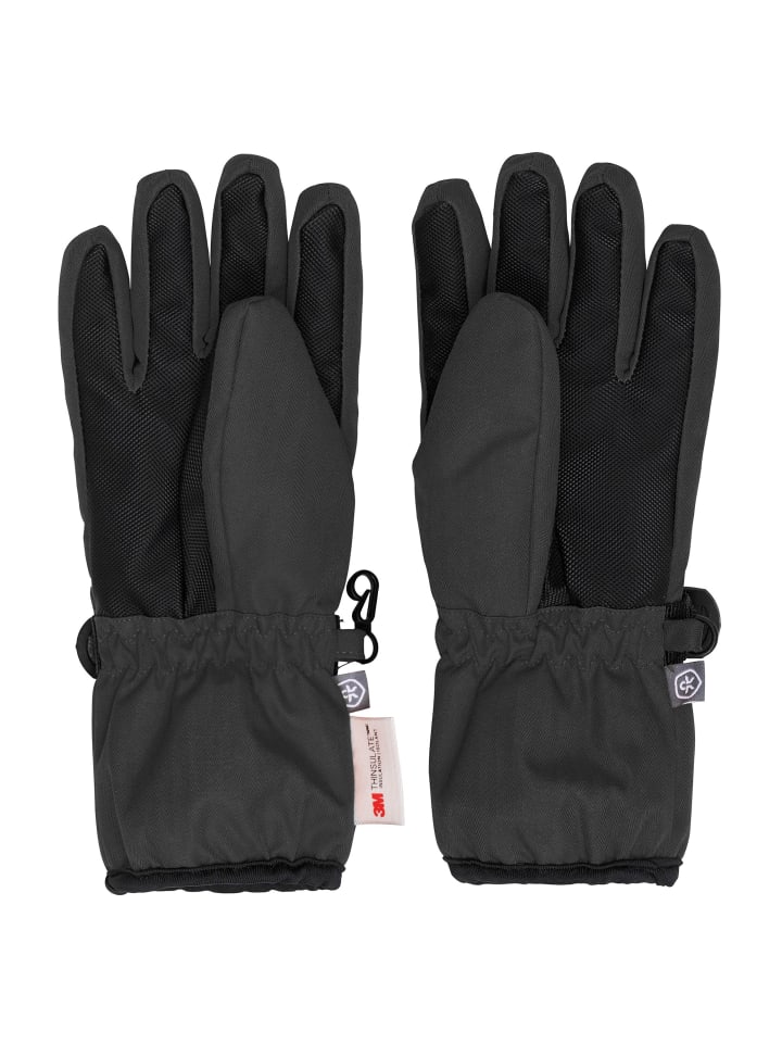 Color Kids Skihandschuhe COGloves 5458 5458 Verstellbare Handschuhe mit Logo in Black günstig kaufen