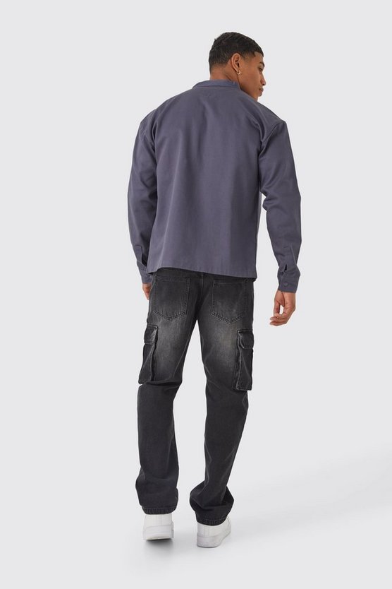 Kastiges Twill Overshirt