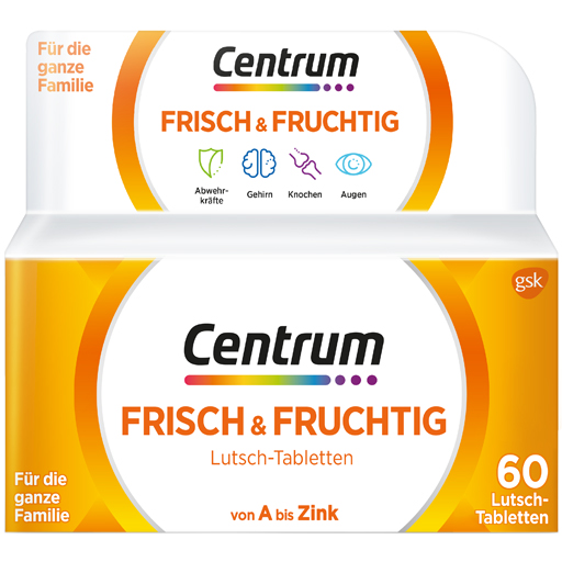 CENTRUM frisch & fruchtig Lutschtabletten  60 St  Lutschtabletten