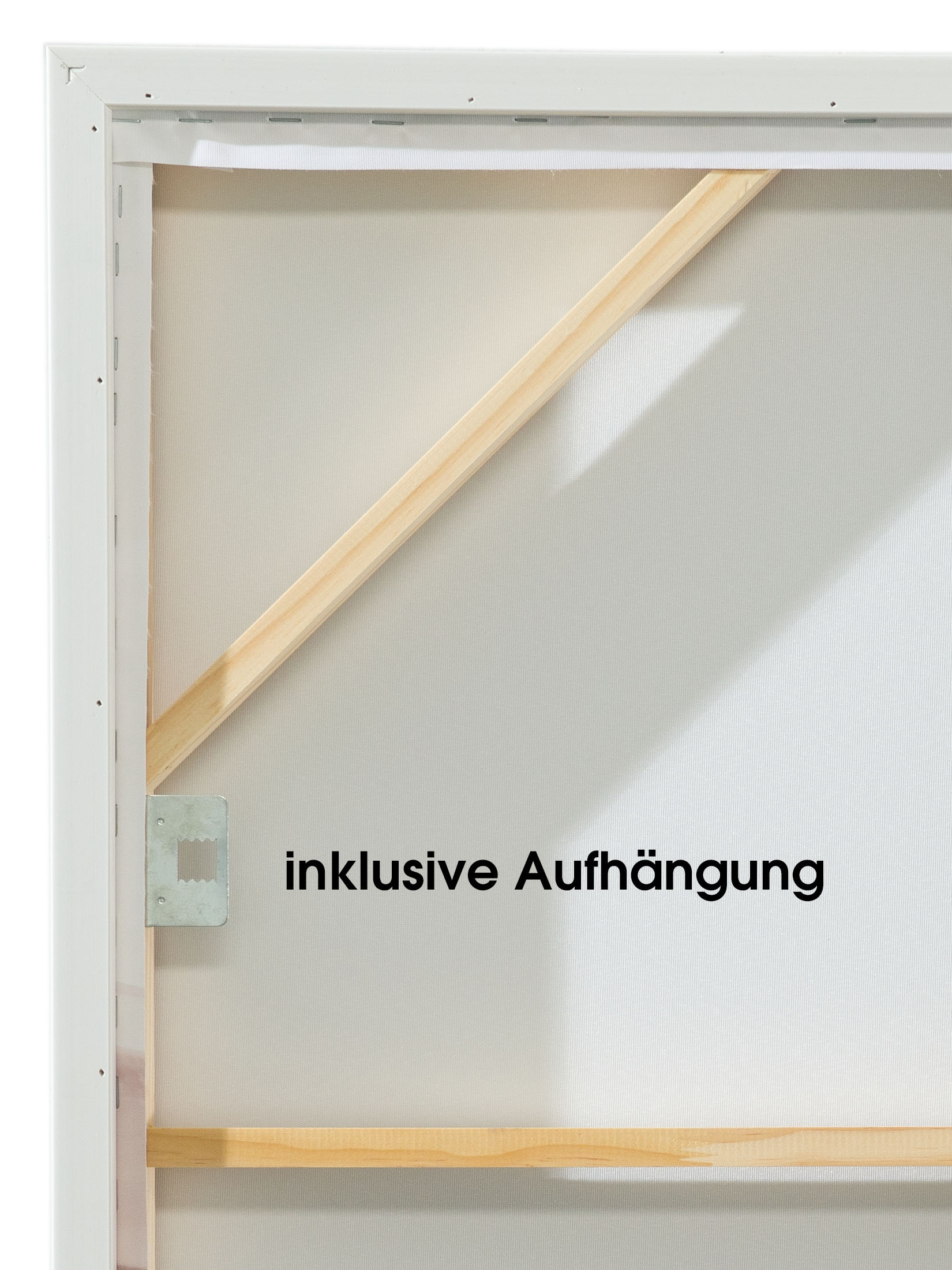 Wüste Leinwand-Druck-gerahmt, Hellbeige