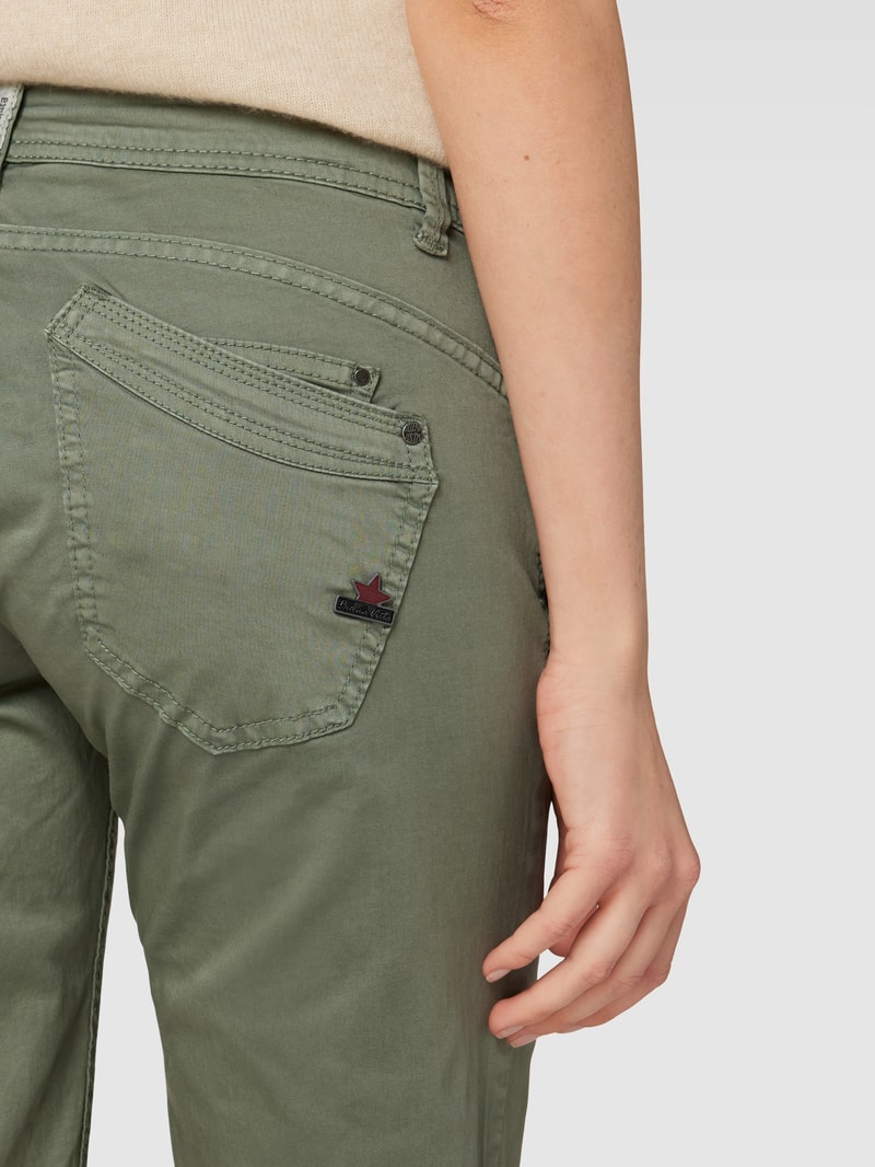 Shorts mit Label-Details Modell 'MALIBU' in grün
