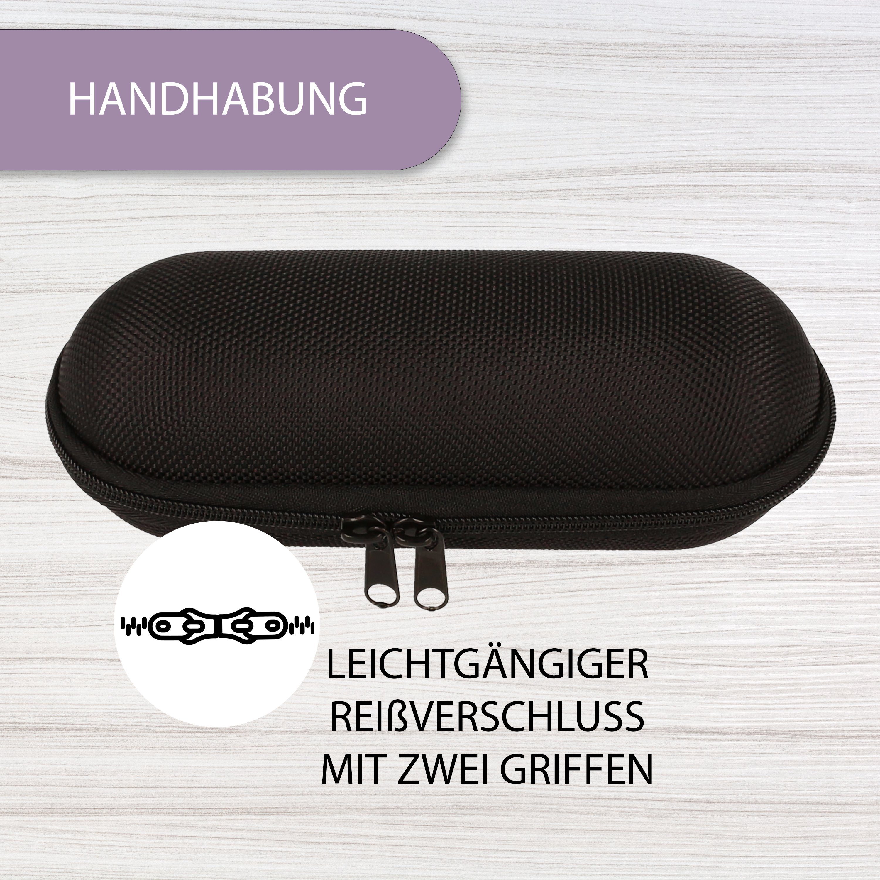 XiRRiX Brillenetui Brillenbox Anti Schock Brillen Hardcase, Schmutz abweisend, leicht zu reinigen