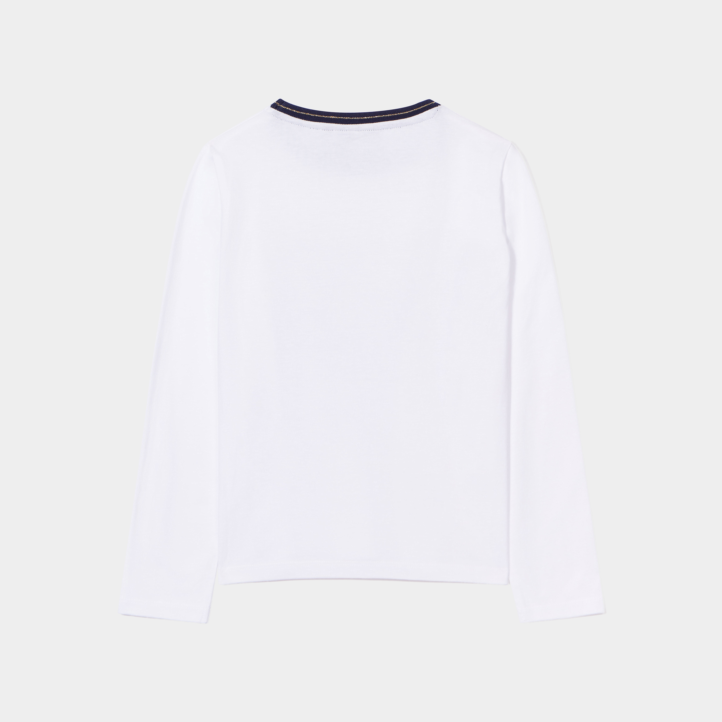 T-shirt droit coton Harry Potter blanc fille | La Halle