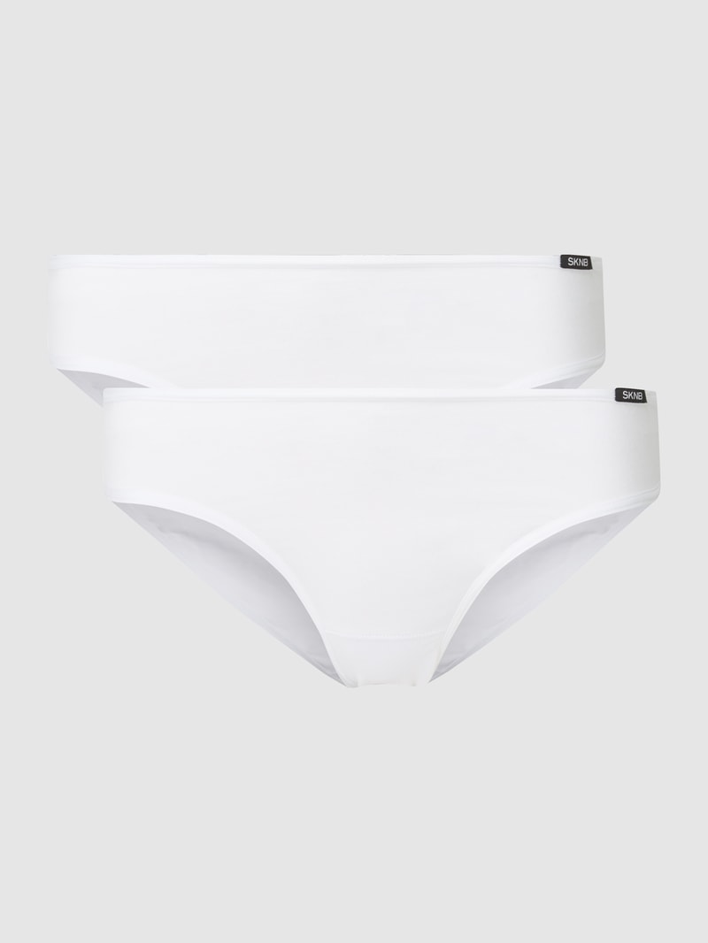 Slip aus Jersey im 3er-Pack in weiß