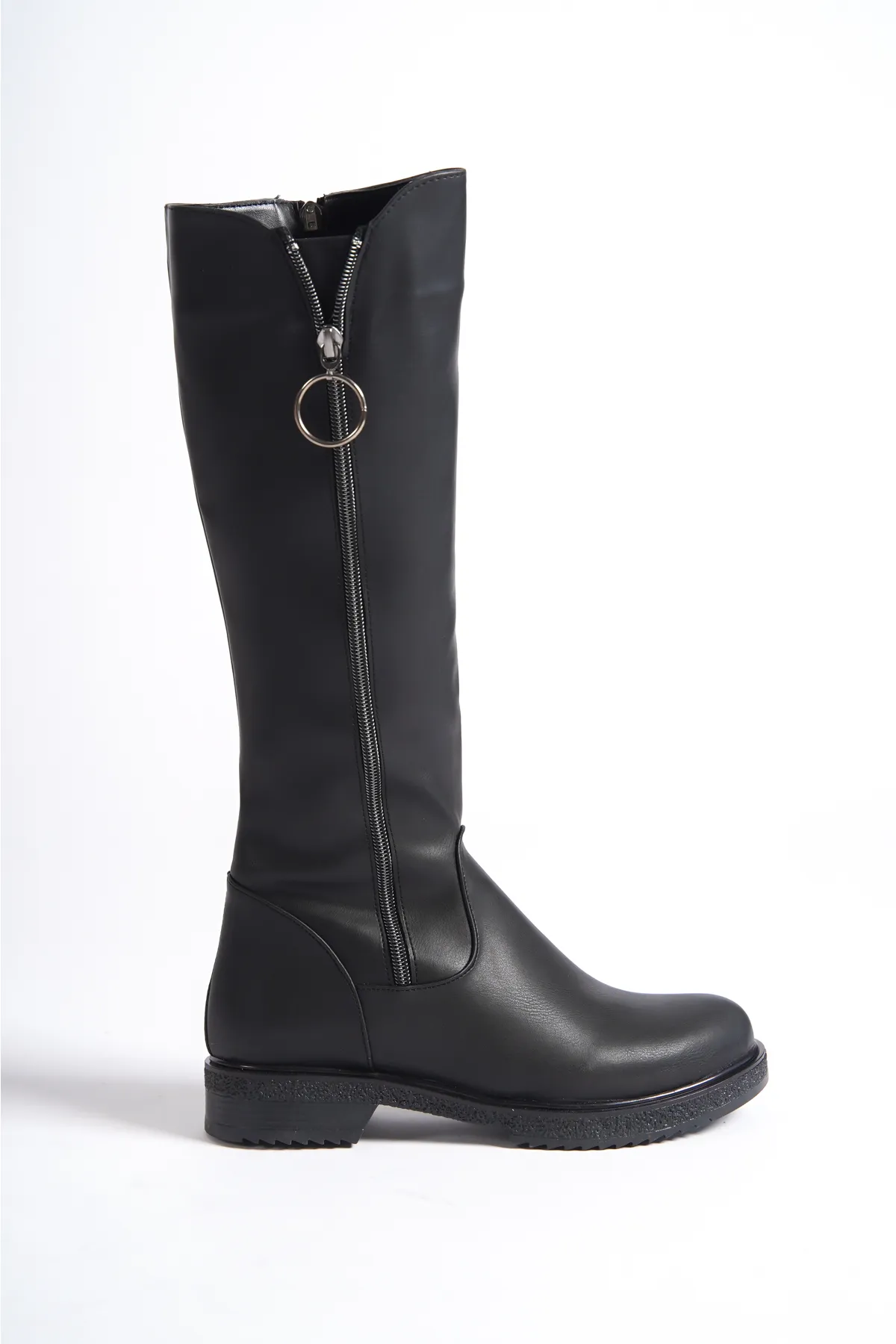Capone Outfitters  Unterhalb des Knies Damenstiefel mit externem seitlichem Reißverschlusszubehör und innerem seitlichem Reißverschluss